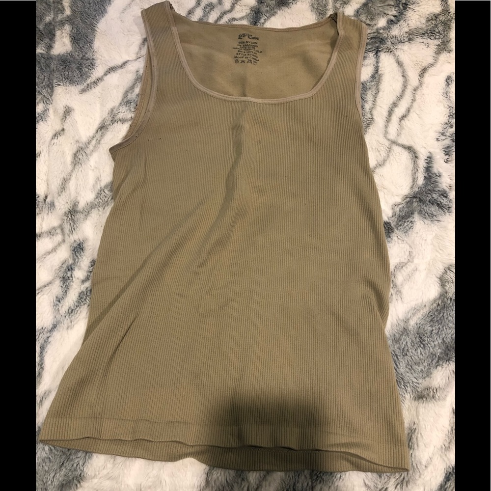 2 Cute Dirty Gold Tank
